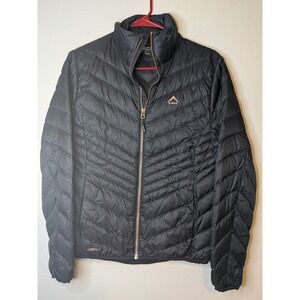 K-Way Womens Black 650fp Robin Down Jacket Lightweight Puffer Coat